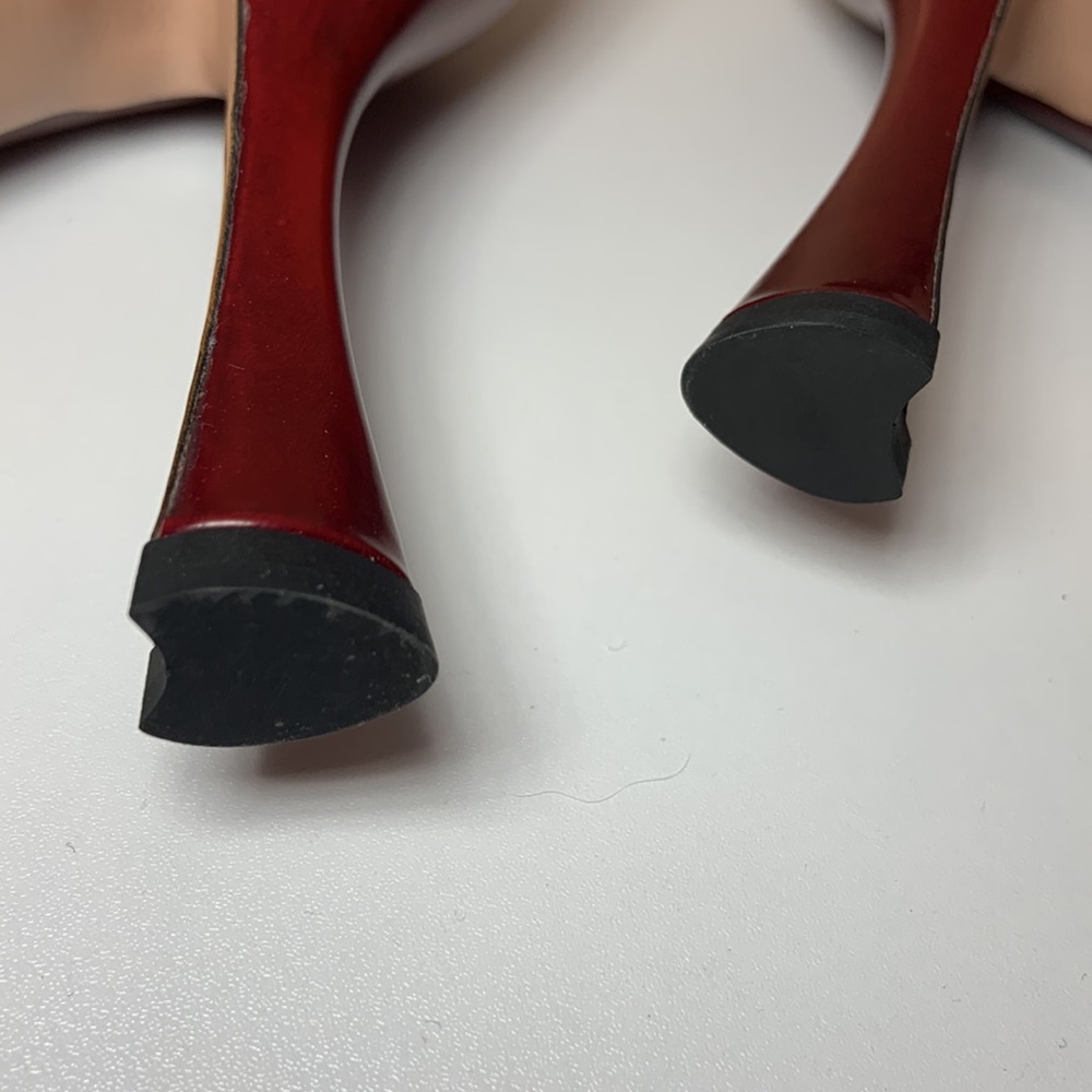 SOLD PRADA SPAZZOLATO FUME IN SCARLATTO - Picture 15 of 16